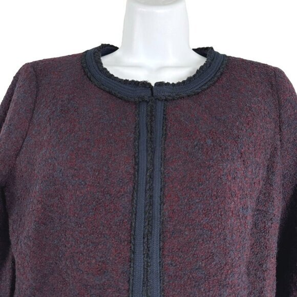 Talbots Tweed Blazer Jacket Womens Size 4 Wool Blend Career Office NWT CJ-1833 - Picture 3 of 8